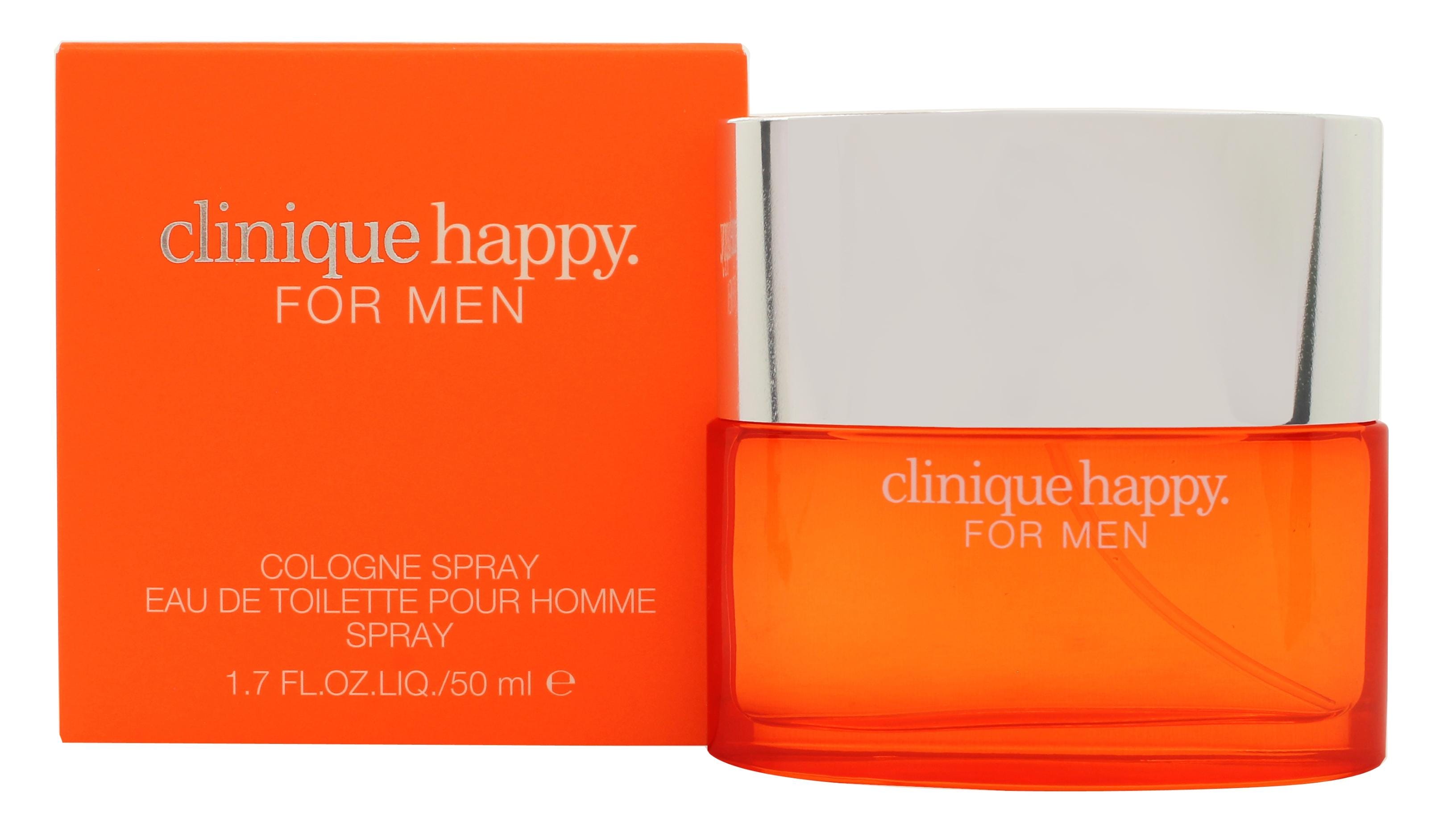 Clinique Happy Cologne Spray Eau de Toilette 50ml Spray Men's Fragrance Default Title
