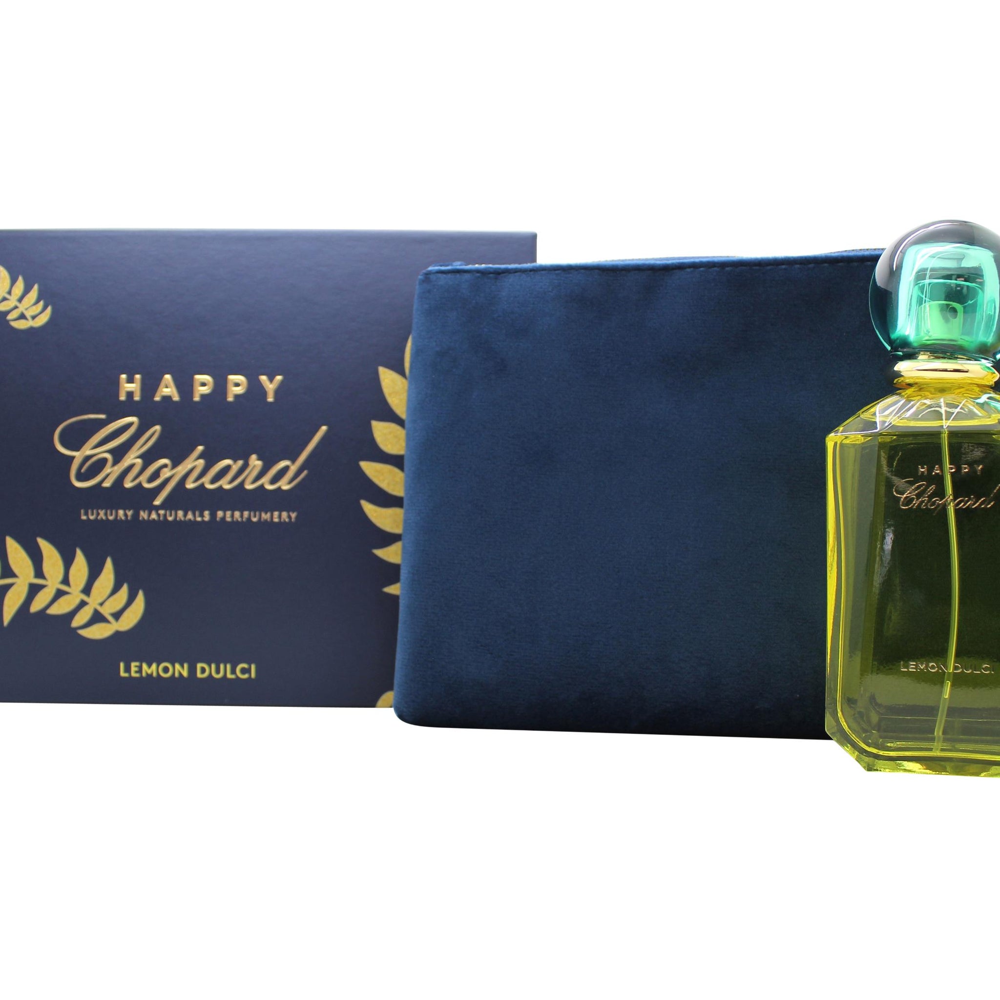 Chopard Happy Chopard Lemon Dulci Gift Set 100ml EDP + 10ml EDP + Pouch