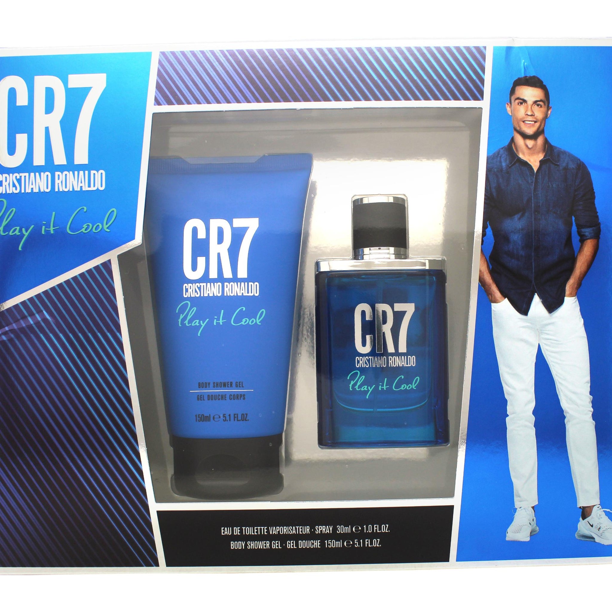 Cristiano Ronaldo CR7 Play It Cool Gift Set 30ml EDT Spray + 150ml Shower Gel