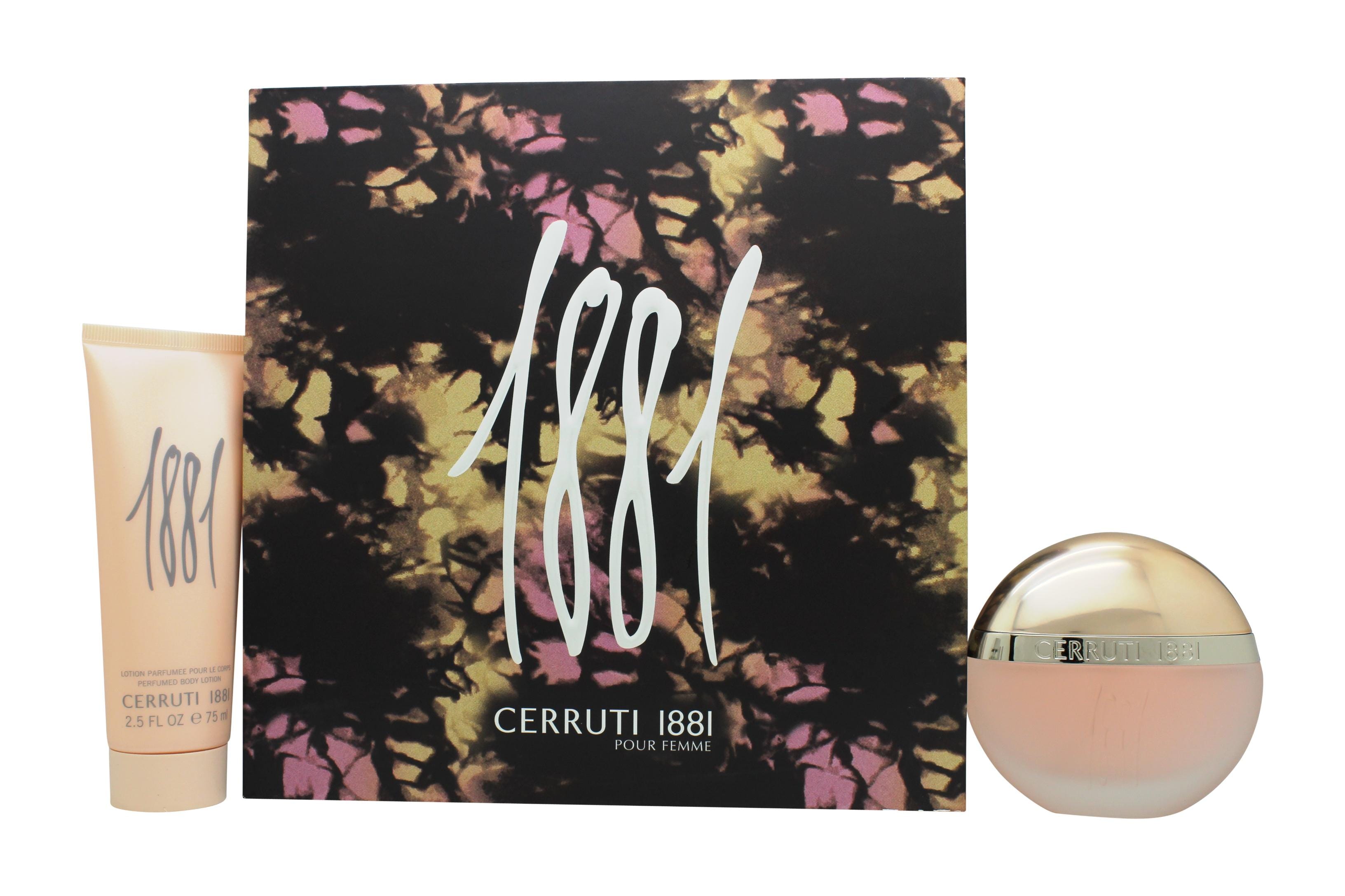 Cerruti 1881 Pour Femme Gift Set 50ml EDT + 75ml Body Lotion Women's Fragrance Default Title