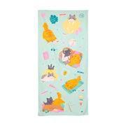 Microfibre Beach Towel - Beans & Co Cats
