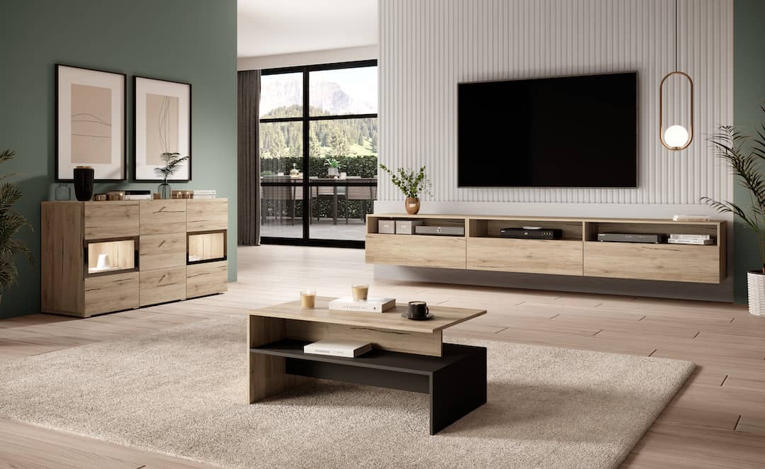 Baros 40 TV Cabinet 270cm - Living Room