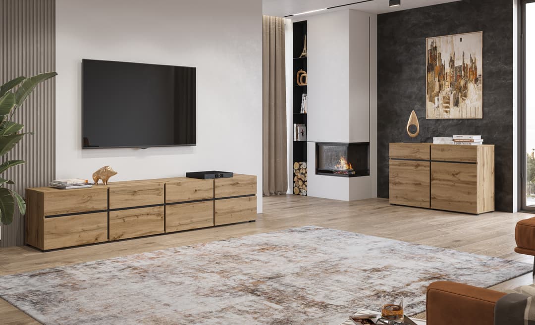 Kross 40 TV Cabinet 225cm - Living Room