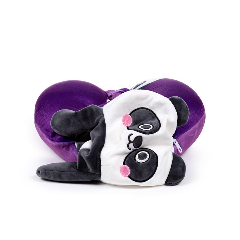 2-in-1 Swapseazzz Travel Pillow and Plush Toy - Adoramals Susu the Panda