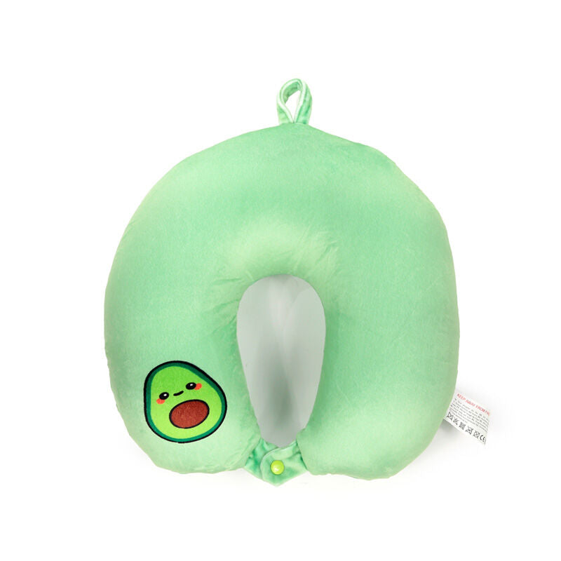 2-in-1 Swapseazzz Travel Pillow and Plush Toy - Foodiemals Pedro the Avocado