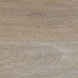 Solid Wood Round Tea Table Accent Piece | Oak-Ish Solid Mango Wood