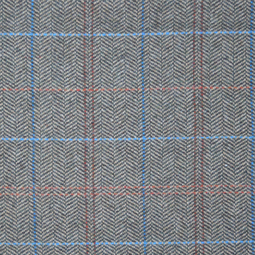 Oval Multi Tweed Foot Footstool