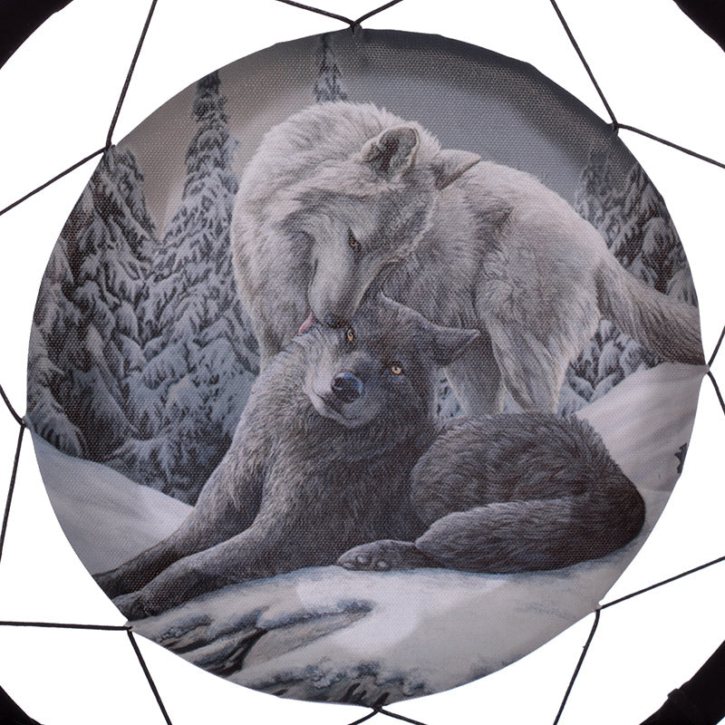 Dreamcatcher (Medium) - Lisa Parker Snow Kisses Wolf