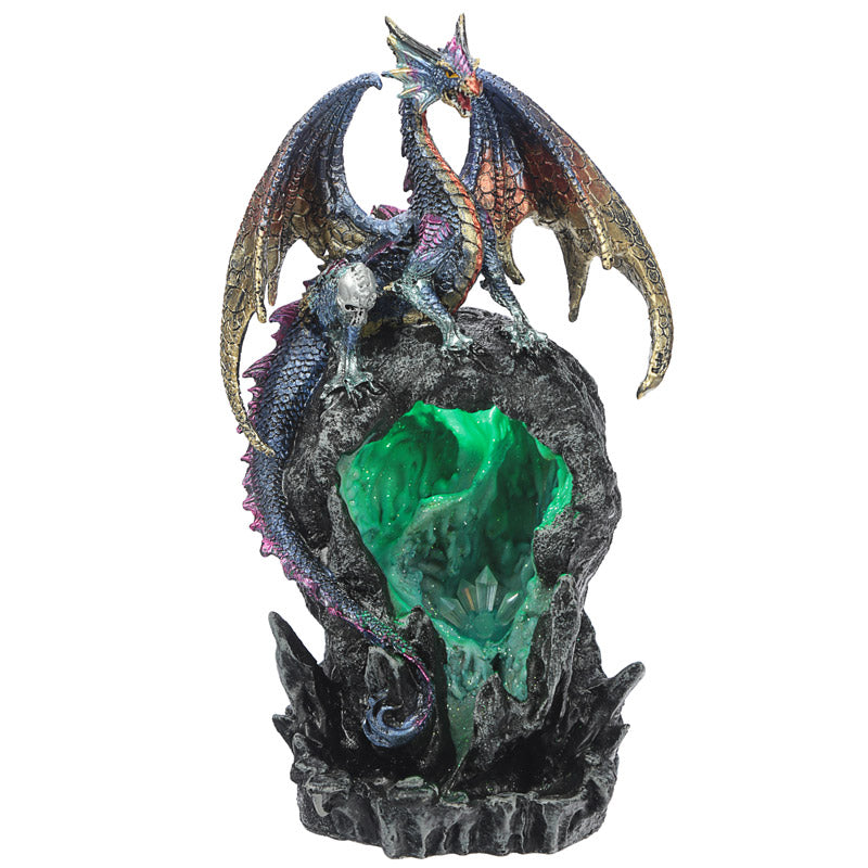 Fantasy LED Backflow Incense Burner - Ice Dragon Dark Legends