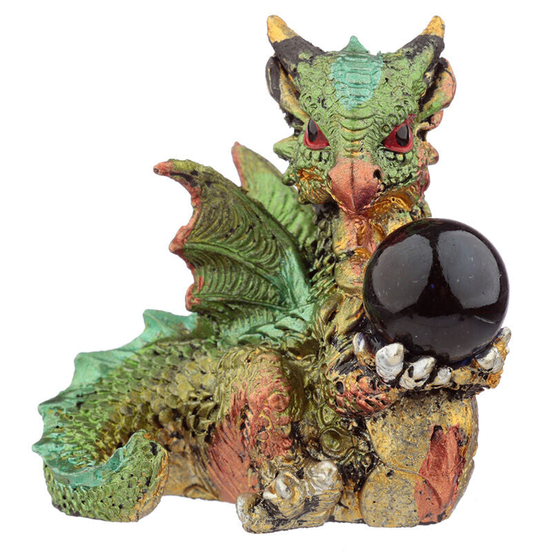 All Seeing Orb Elements Dragon Figurine