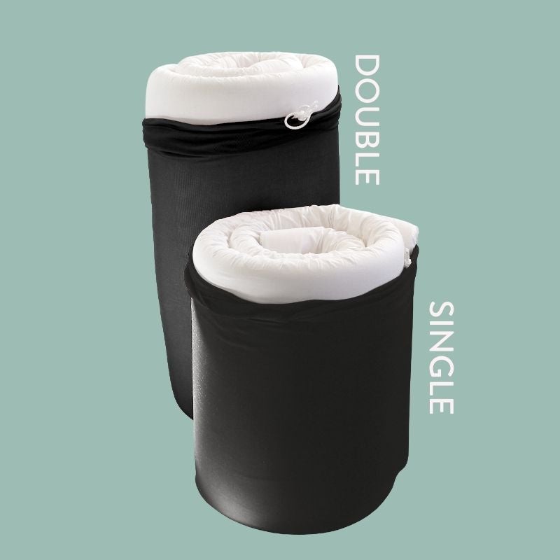 Slumber Bliss: Click Clack Memory Foam Mattress Topper - Complete with Convenient Carry Bag! - Travel