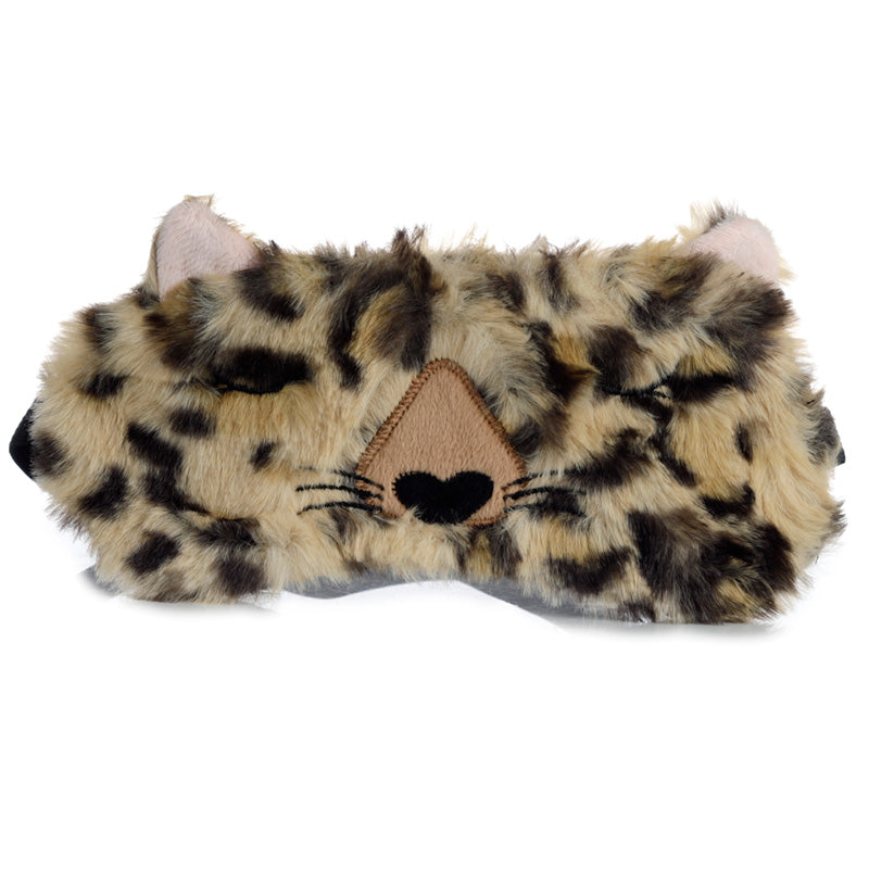 Fun Eye Mask - Plush Adoramals Leopard