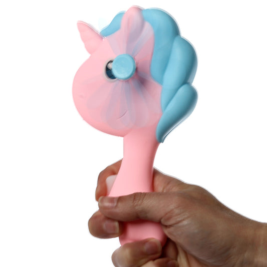 Hand Operated Hand Fan - Adoracorn Unicorn
