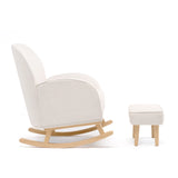 Freya Nursing Chair & Footstool | Ergonomic Curved Back Nursery Chair with Foam Cushions