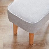 Freya Nursing Chair & Footstool | Ergonomic Curved Back Nursery Chair with Foam Cushions