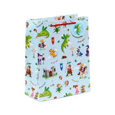Gift Bag (Large) - Knights & Dragons