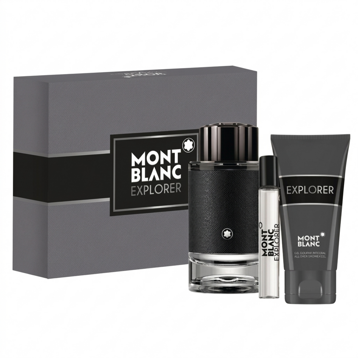 Mont Blanc Explorer Gift Set 100ml Eau de Parfum + Shower Gel 100ml + 7.5ml Eau de Parfum