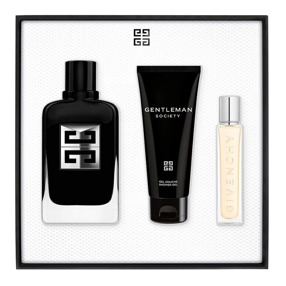 Givenchy Gentleman Society Gift Set 100ml EDP + 12.5ml EDP + 75ml Shower Gel