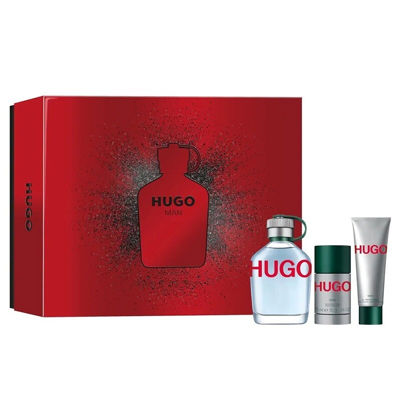 Hugo Boss Hugo Gift Set 125ml EDT + 50ml Shower Gel + 75ml Deodorant Spray