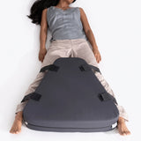 Post-Surgery Hip Abduction Wedge – Leg Separator Pillow with Velcro Straps