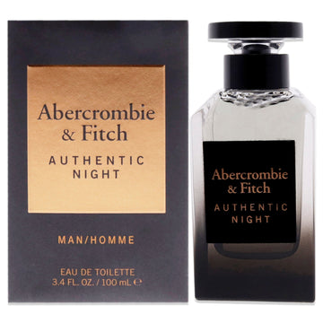 Abercrombie & Fitch Authentic Night Eau de Toilette 100ml Spray
