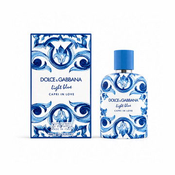 Dolce & Gabbana Light Blue Capri In Love Gift Set 100ml EDP + 10ml Light Blue Pour Homme EDT