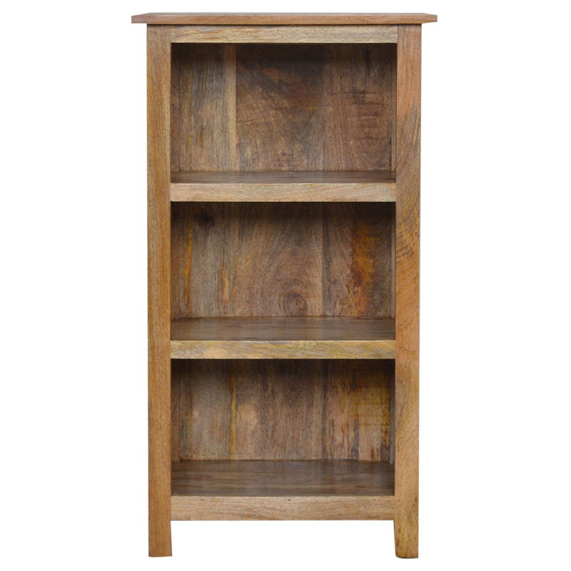Country Style Mini Bookcase Chest of Drawers | Oak-Ish Mango Wood