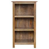 Country Style Mini Bookcase Chest of Drawers | Oak-Ish Mango Wood