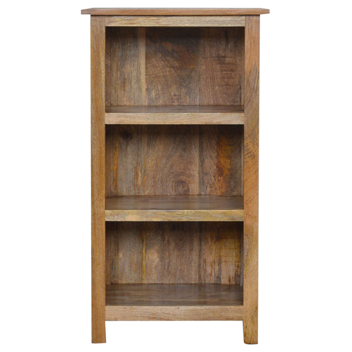 Country Style Mini Bookcase Chest of Drawers | Oak-Ish Mango Wood
