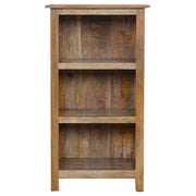 Country Style Mini Bookcase Chest of Drawers | Oak-Ish Mango Wood