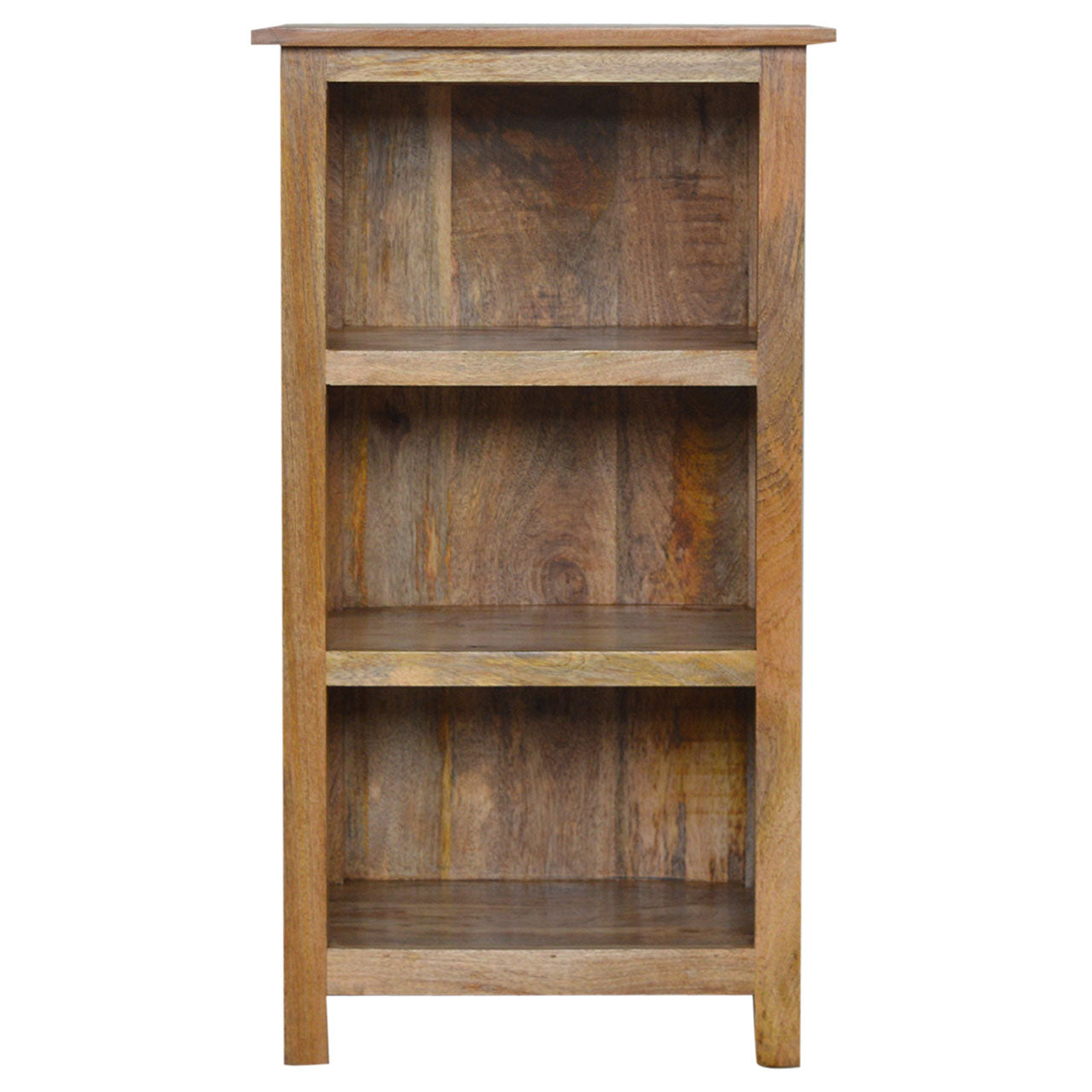 Country Style Mini Bookcase Chest of Drawers | Oak-Ish Mango Wood