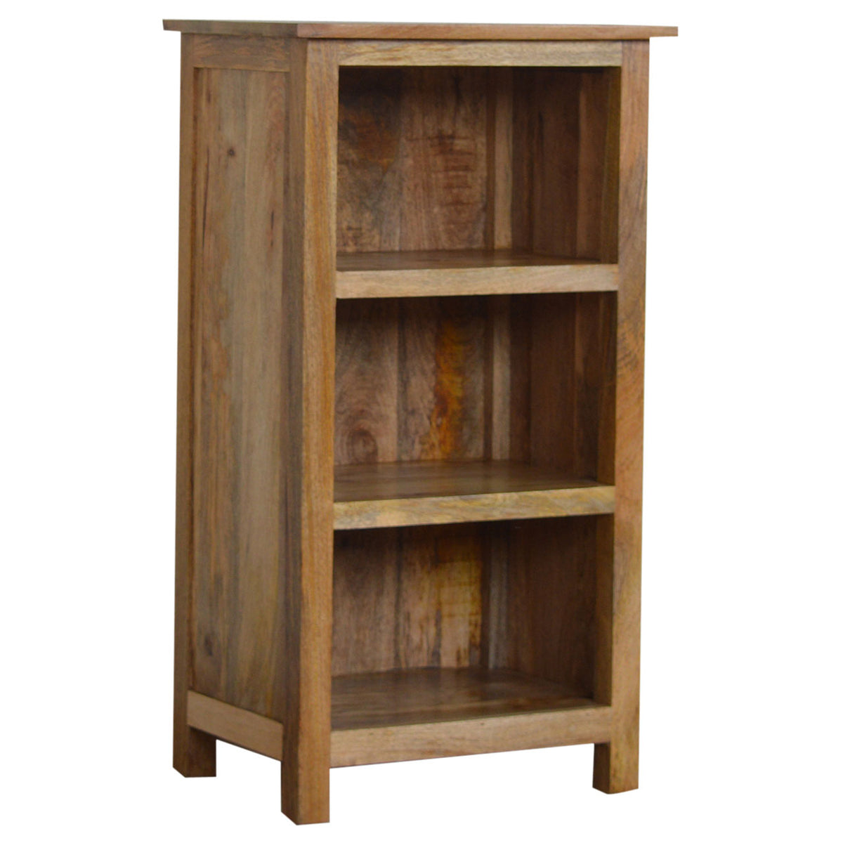 Country Style Mini Bookcase Chest of Drawers | Oak-Ish Mango Wood