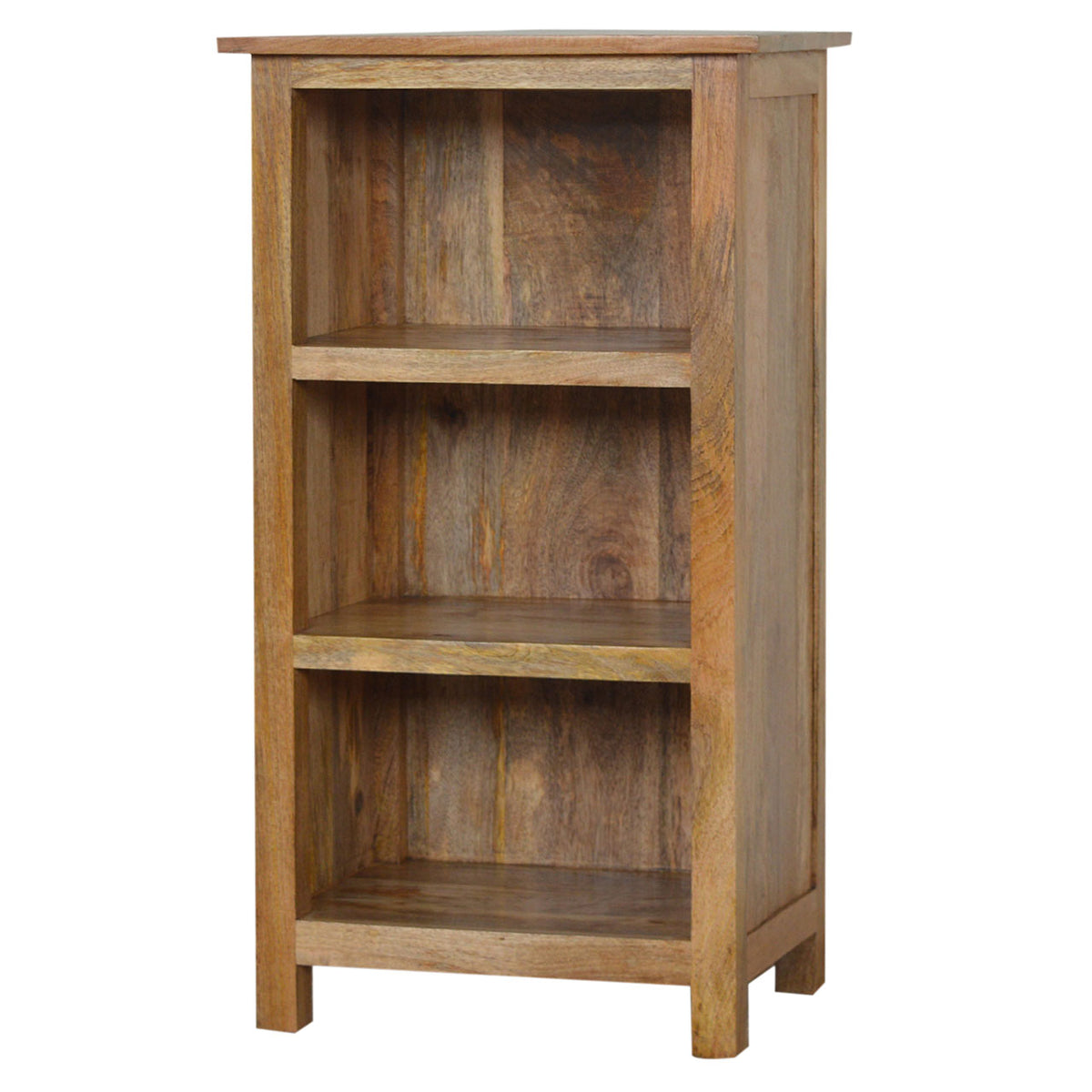 Country Style Mini Bookcase Chest of Drawers | Oak-Ish Mango Wood