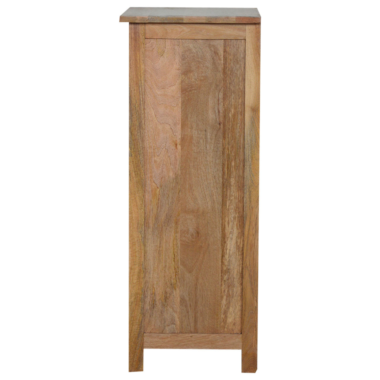 Country Style Mini Bookcase Chest of Drawers | Oak-Ish Mango Wood