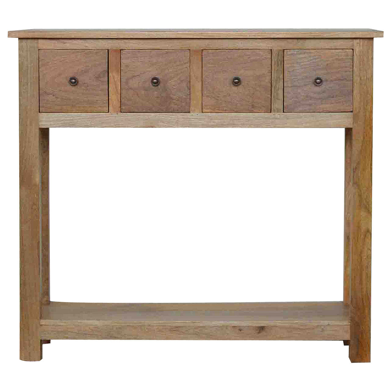 4-Drawer Country Console Table