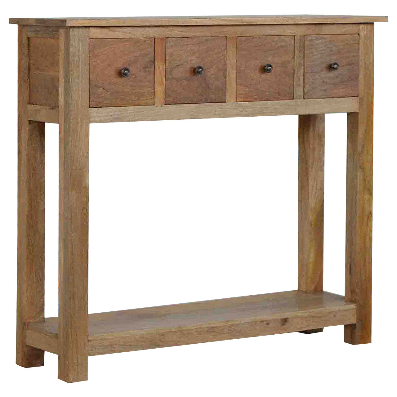 4-Drawer Country Console Table
