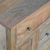 Multi Drawer Country Console Table | Oak-Ish Mango Wood