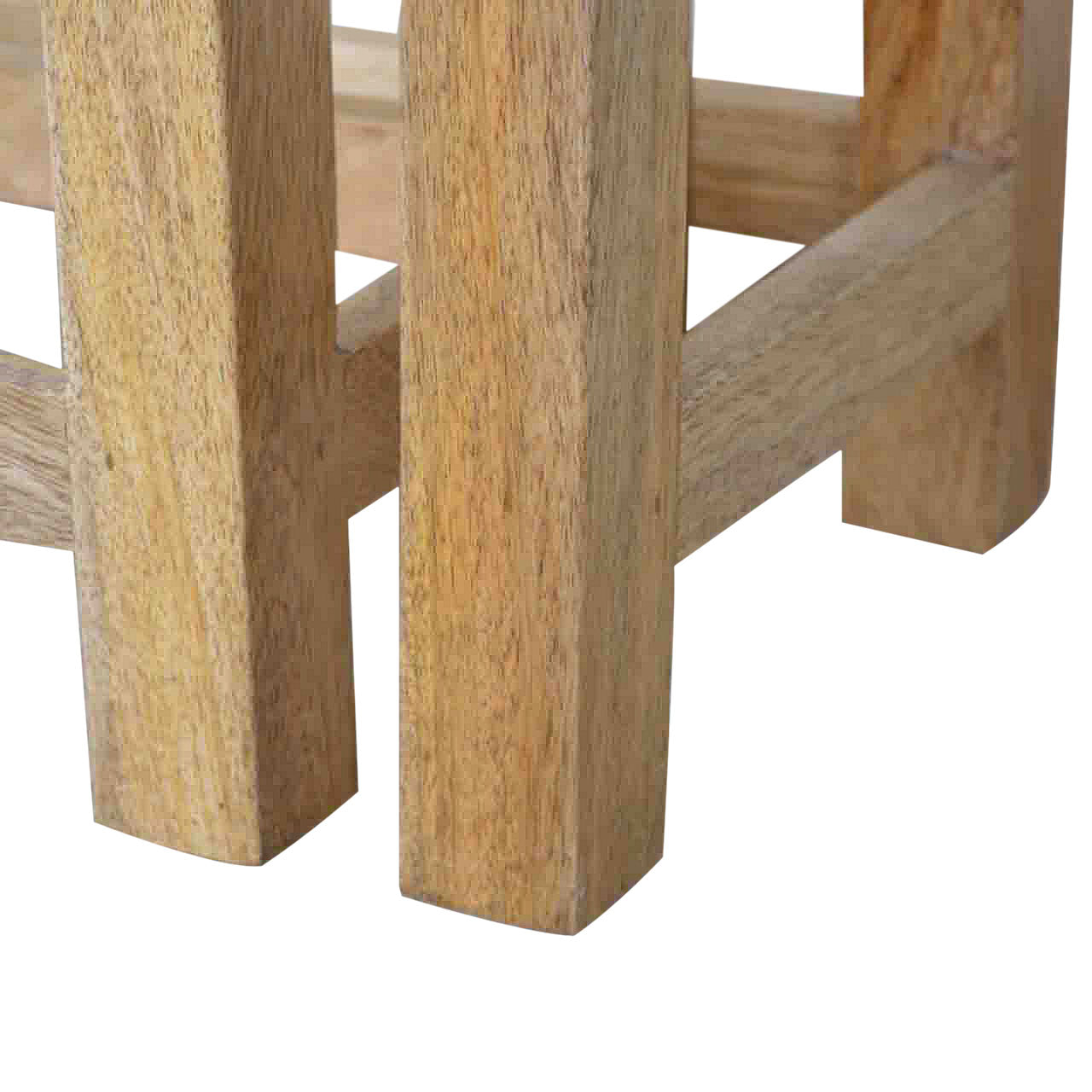 Country Style Stool Set of 2 Footstool