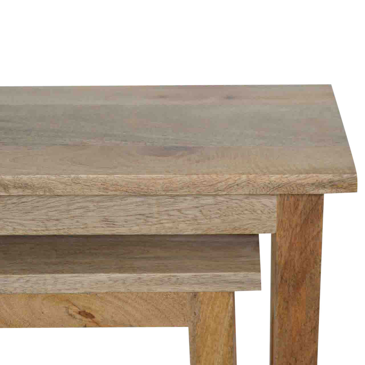 Country Style Stool Set of 2 Footstool