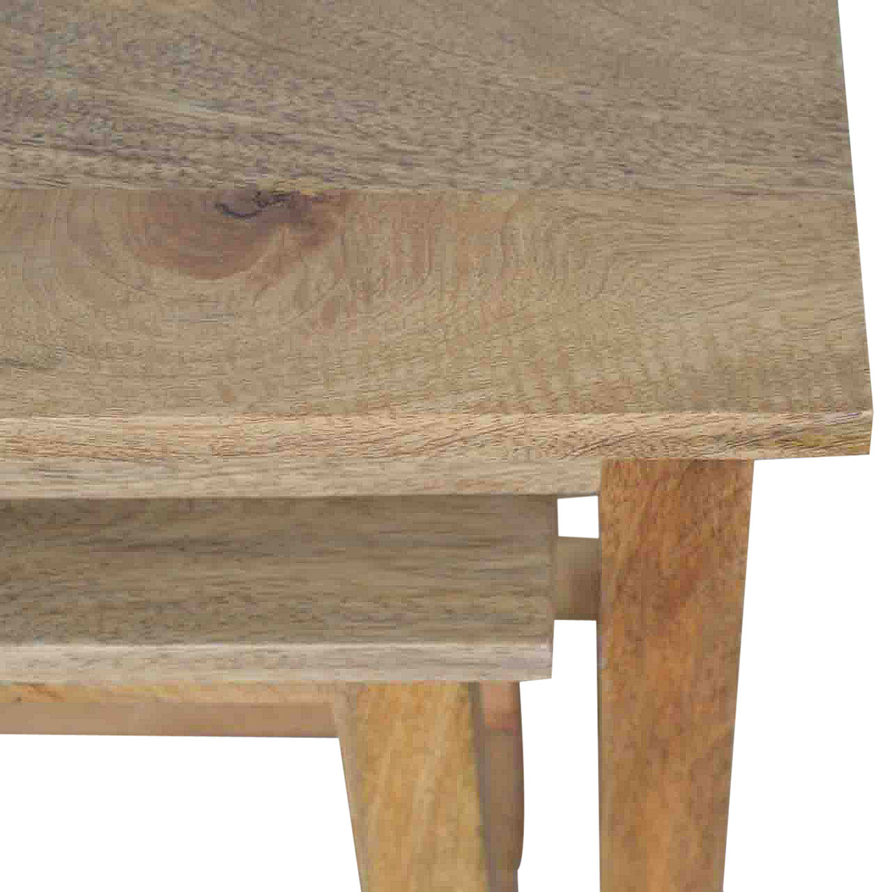 Country Style Stool Set of 2 Footstool