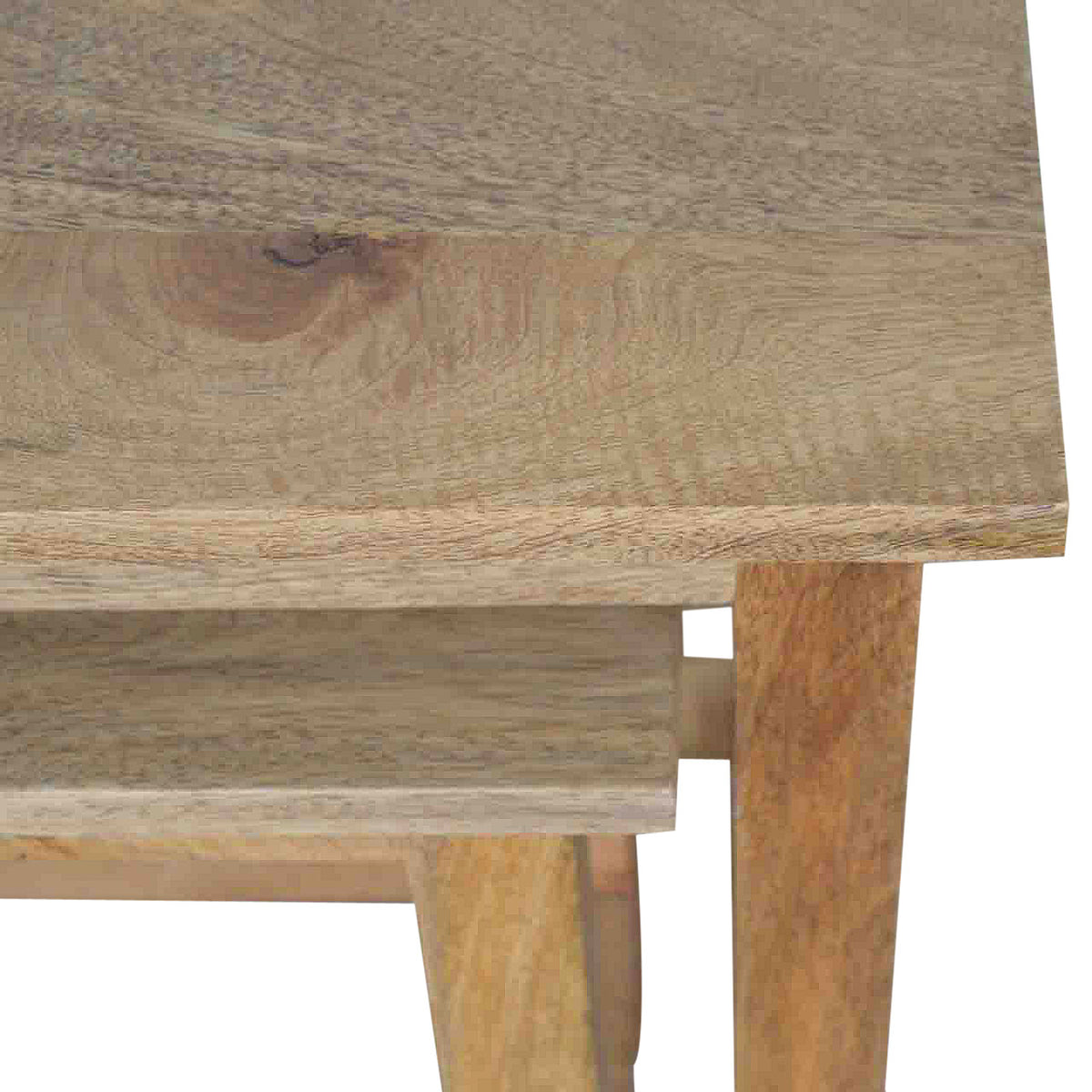 Country Style Stool Set of 2 Footstool