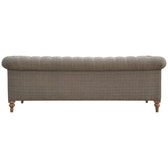 Multi Tweed 3 Seat Chesterfield Chest of Drawers