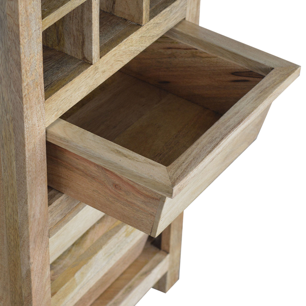 Wine Chest of Drawers | Oak Solid Mango Wood