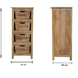 Carved Kitchen Cabinet