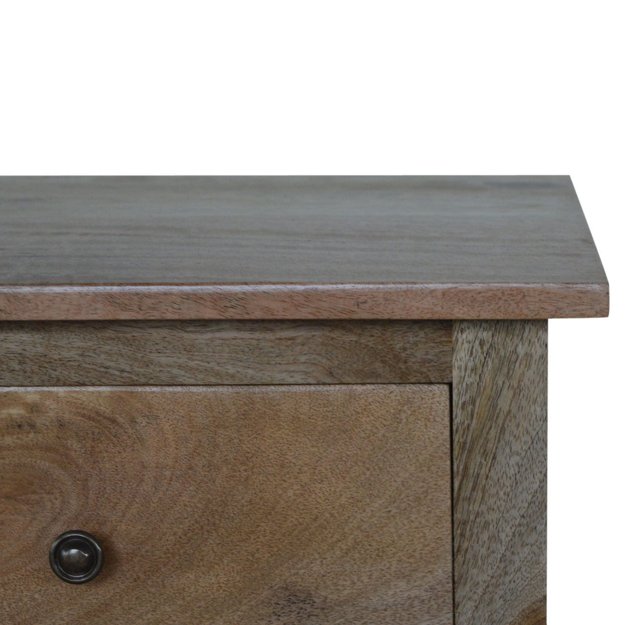 Country Style Bedside Table | Oak-Ish Mango Wood