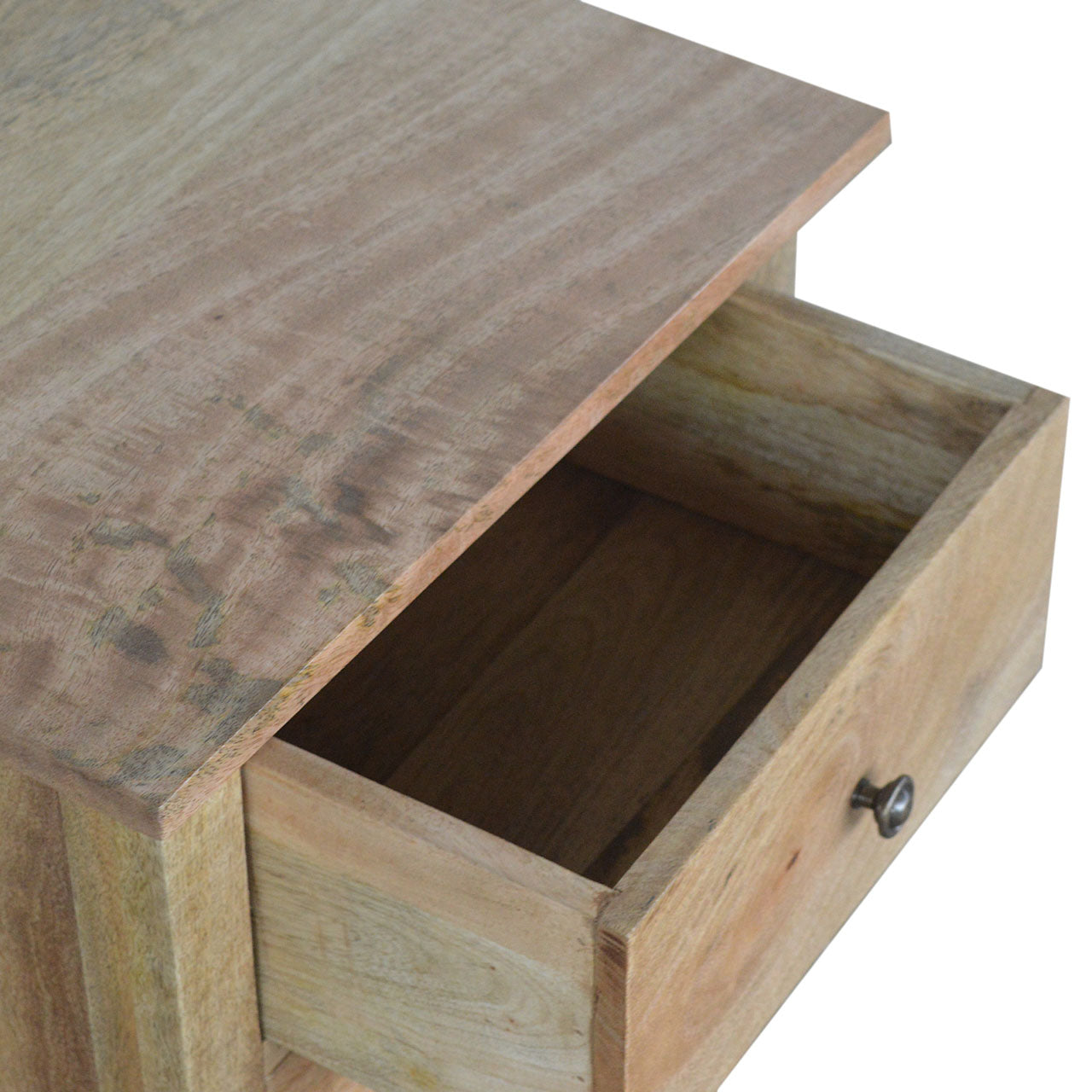 Country Style Bedside Table | Oak-Ish Mango Wood