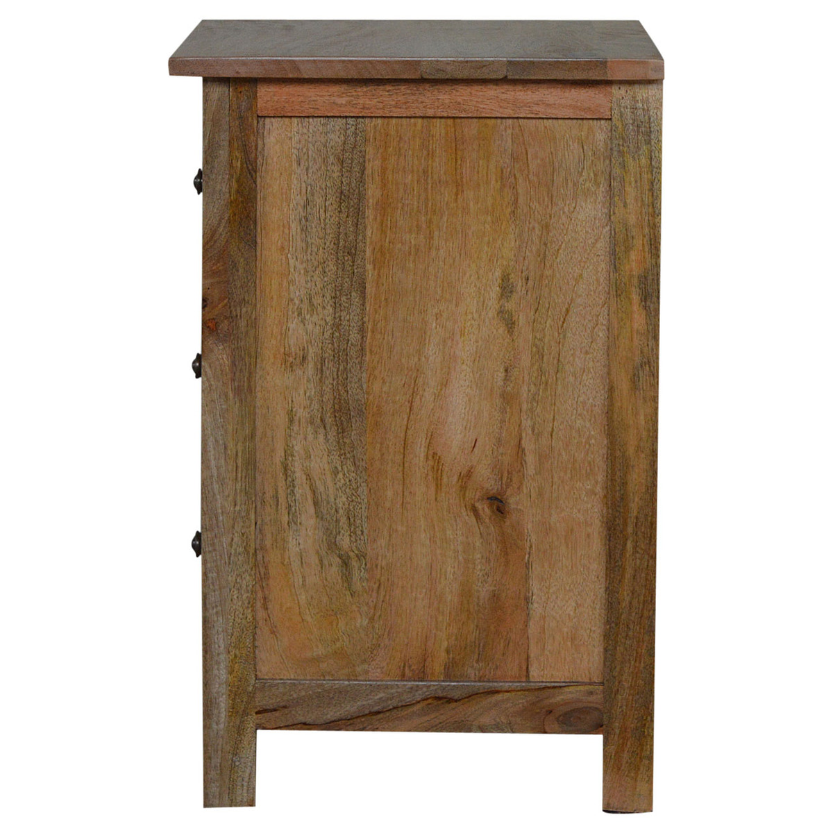 Country Style Bedside Table | Oak-Ish Mango Wood