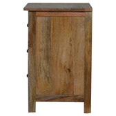 Country Style Bedside Table | Oak-Ish Mango Wood