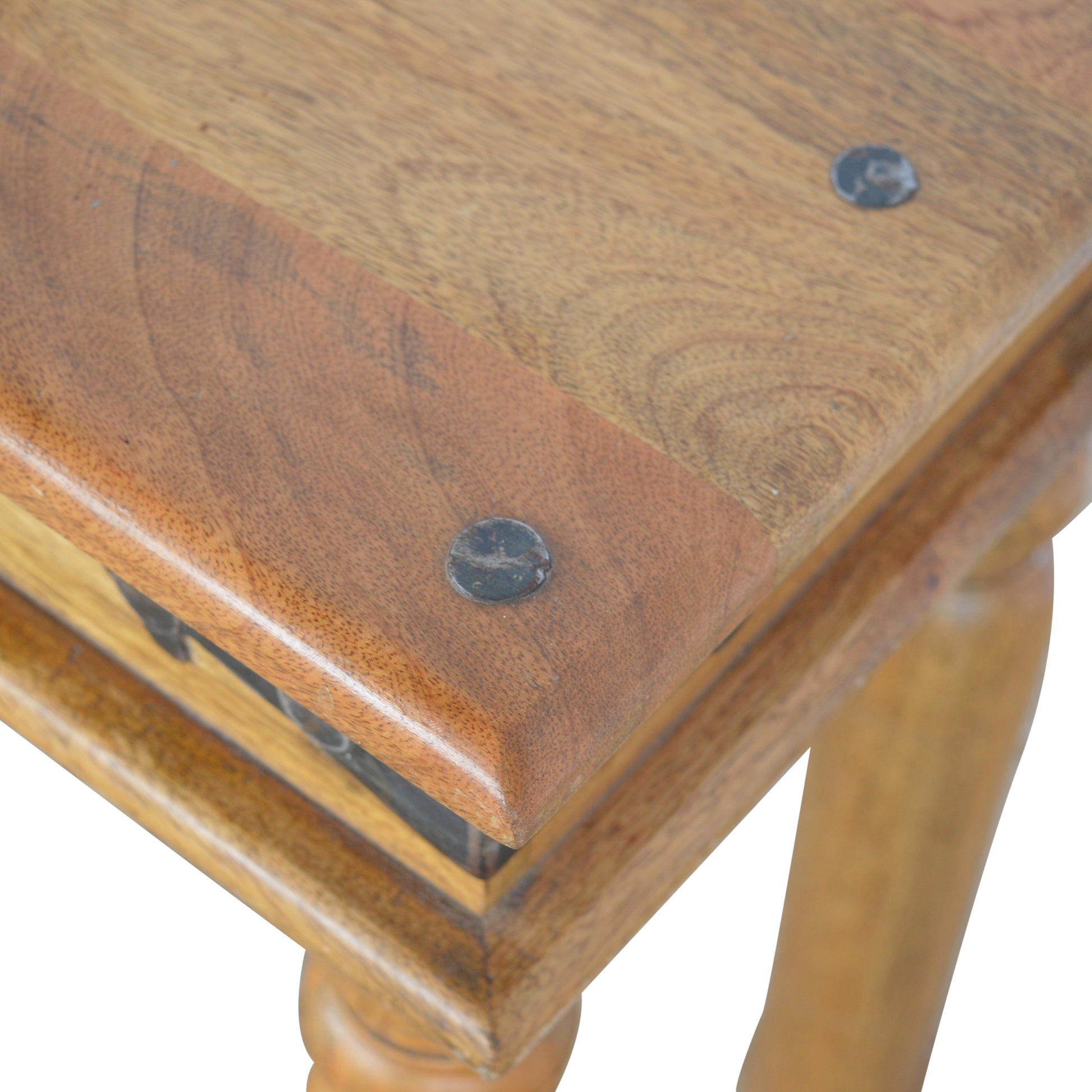 Thakat End Table Accent Piece | Hand-Carved
