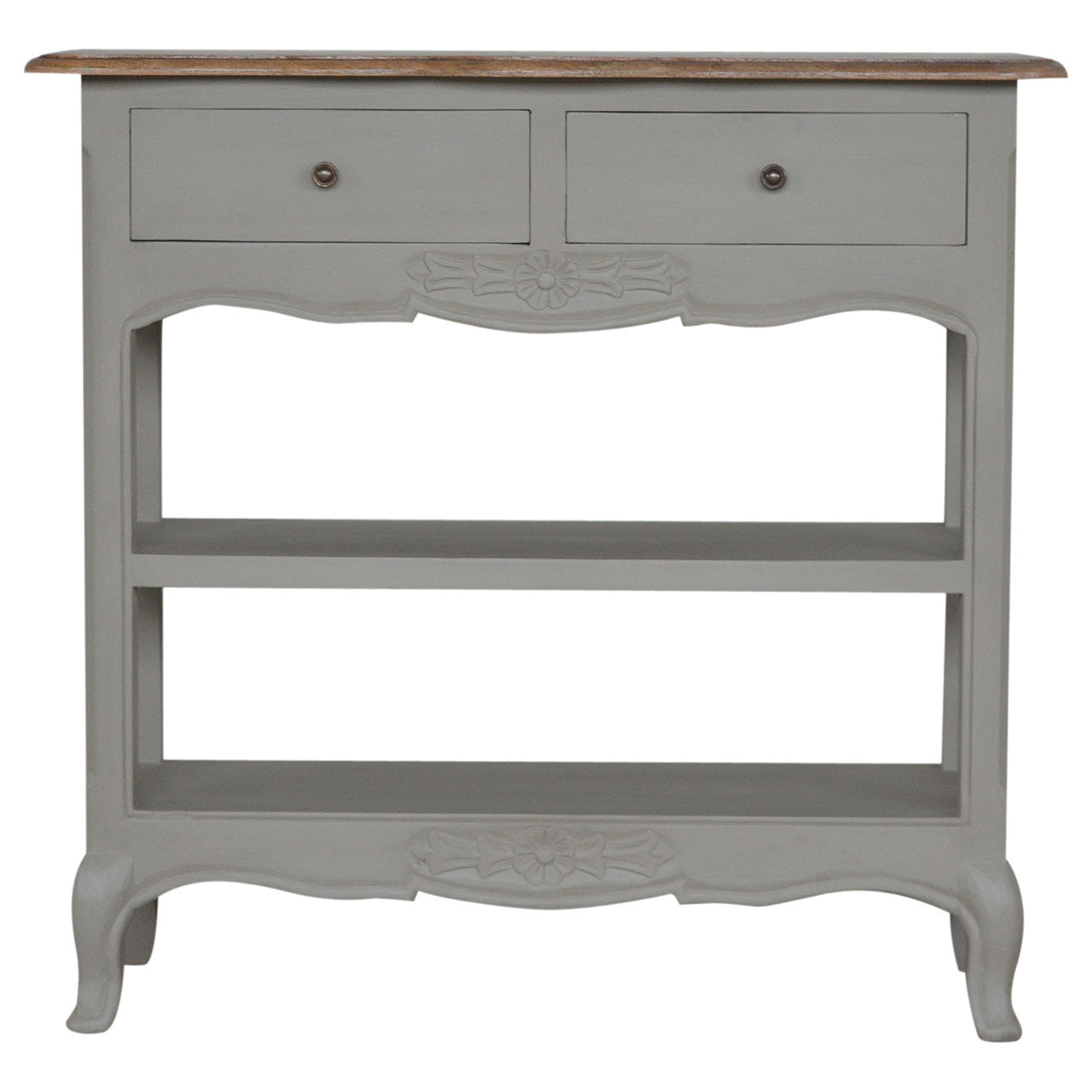 French Style Console Table | Oak-Ish Mango Wood